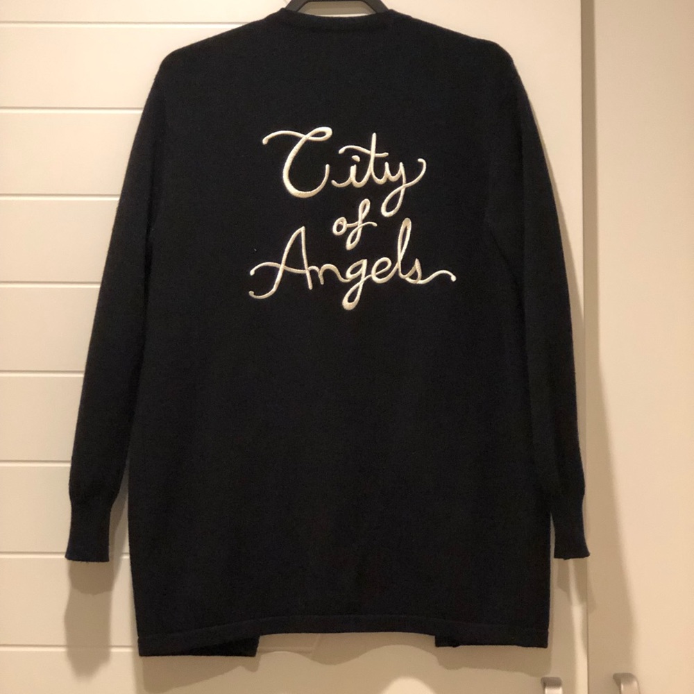 embroidered cardigan